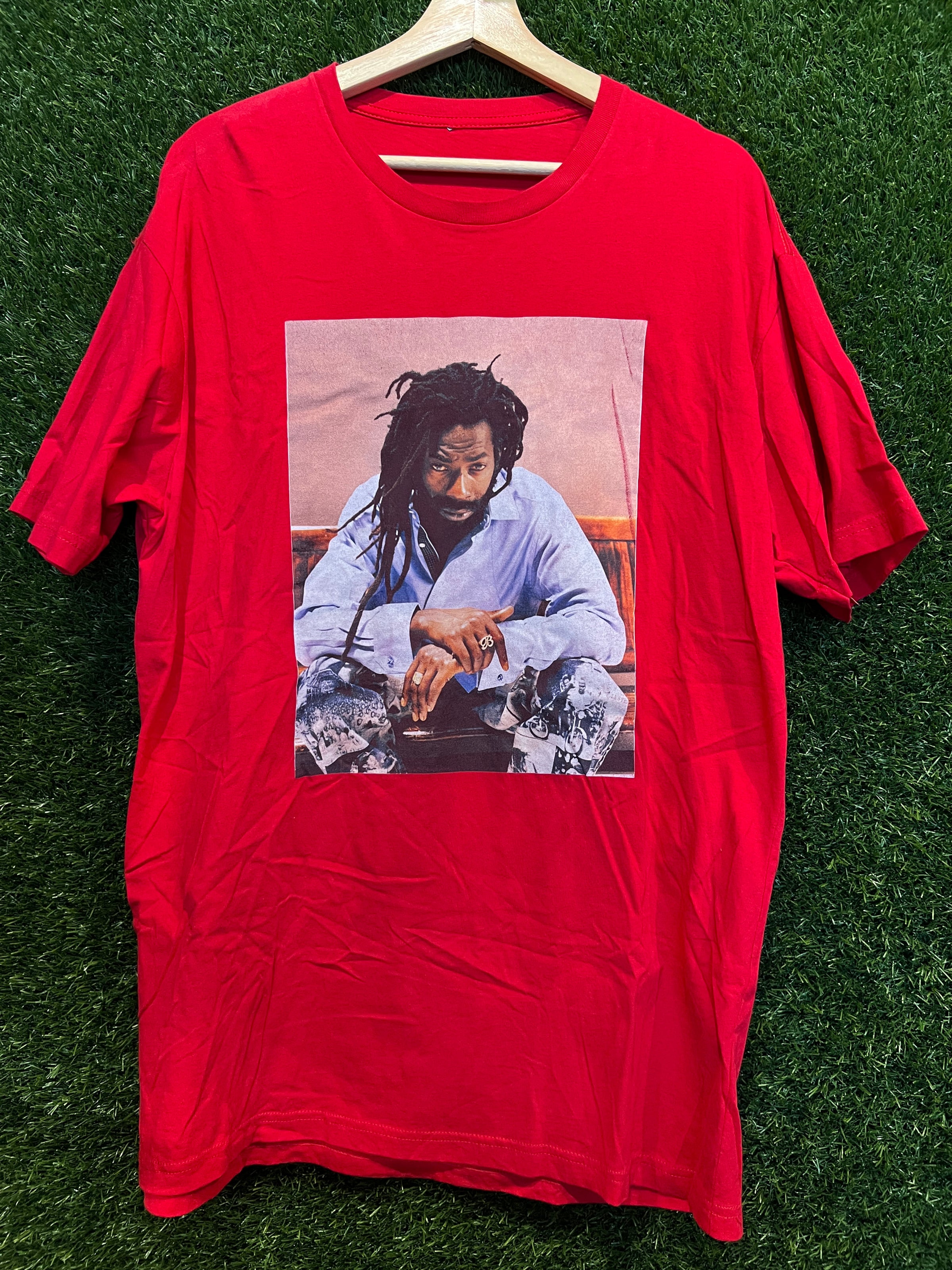 Buju Banton Photo tee Size XL USED | The Connect Clothing Store