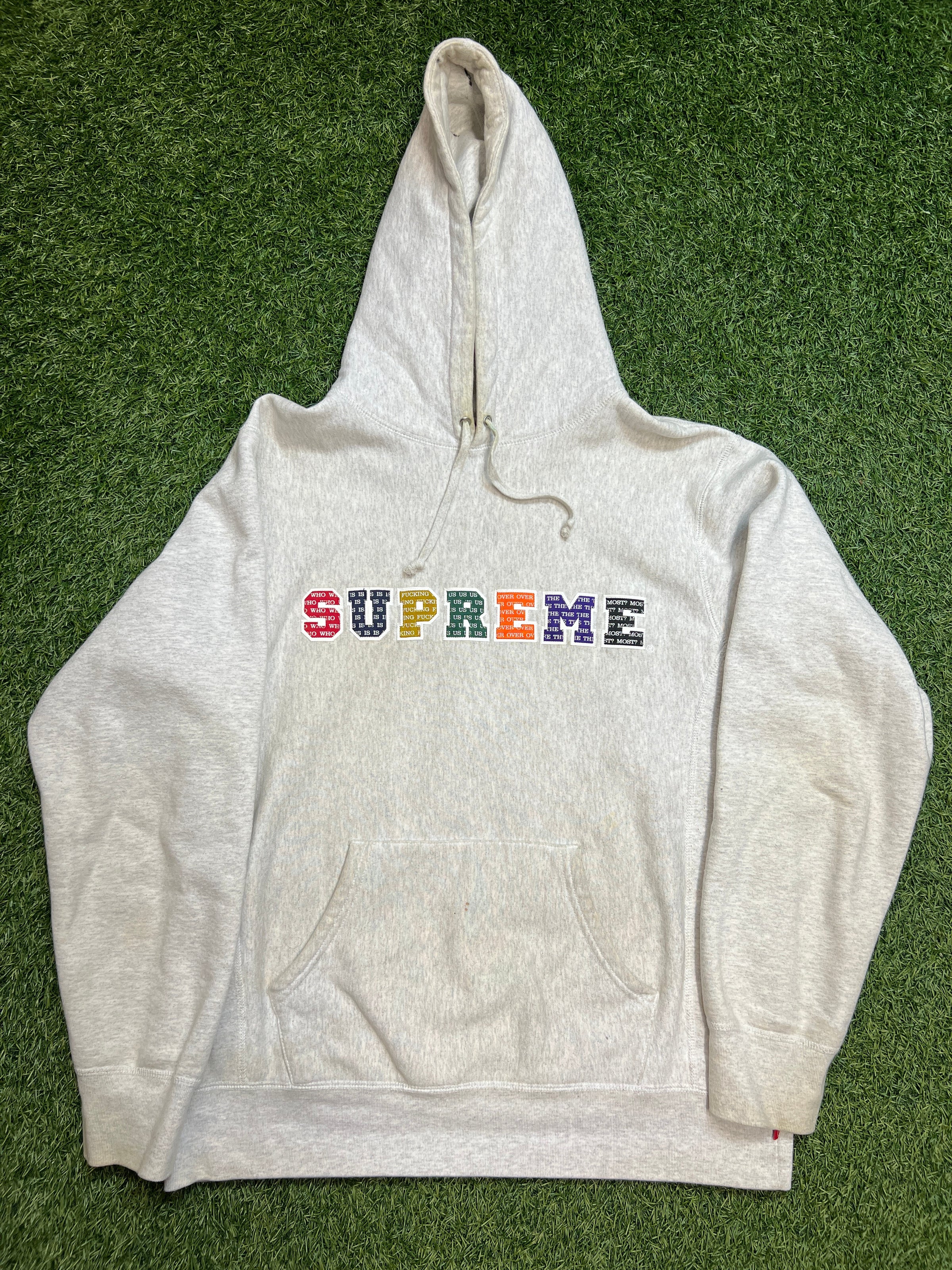 Supreme Who Fucking Us Over The Most Hoodie Size Large USED | The